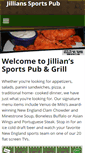 Mobile Screenshot of jillianssportspub.com
